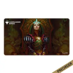 Ultra Pro Magic MTG Commander Series Stitched Edge Playmat Queen Marchesa - Image 1