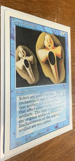 Magic the Gathering ~ MTG ~ 1x Copy Artifact ~ NM REVISED 4th Edition Vintage - Image 4