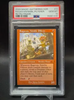 PSA 10 - Ragavan, Nimble Pilferer (Retro Frame) - MTG Modern Horizons MH2 #11 - Image 1