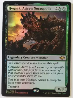 1x Hogaak, Arisen Necropolis - Foil NM-Mint, English Modern Horizons MTG Magic - Image 1
