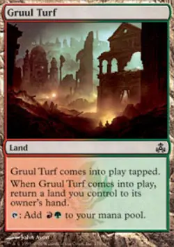 Gruul Turf - Light Play MTG Guildpact - Image 1