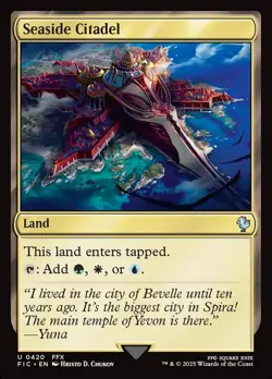 MTG Commander FIN U Seaside Citadel #0420 PLAYSET 4X X4 - Image 1