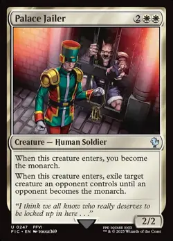 MTG Commander FIN U Palace Jailer #0247 PLAYSET 4X X4 - Image 1