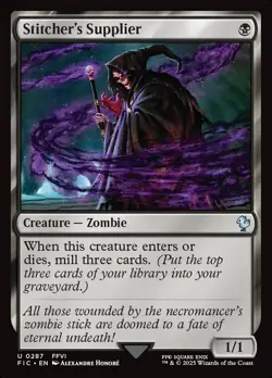 MTG Commander FIN U Stitcher's Supplier #0287 PLAYSET 4X X4 - Image 1