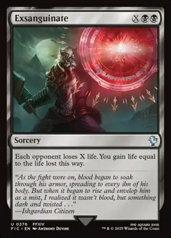 MTG Commander FIN U Exsanguinate #0276 - Image 1