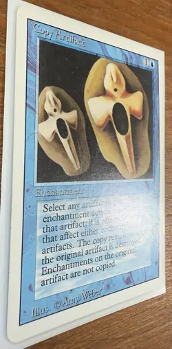 Magic the Gathering ~ MTG ~ 1x Copy Artifact ~ LP~ REVISED 4th Edition Vintage - Image 2