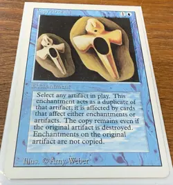 Magic the Gathering ~ MTG ~ 1x Copy Artifact ~ LP~ REVISED 4th Edition Vintage - Image 3