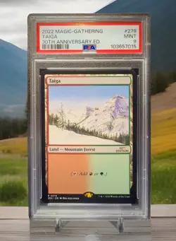 Taiga - 30th Anniversary Edition Regular - MTG #278 - PSA 9 - MINT - Image 1
