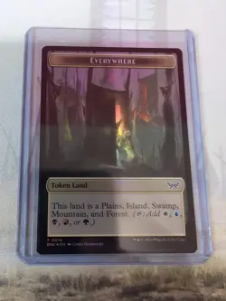 MTG - Everywhere / Copy Double-sided Token Foil - Duskmourn: House Of Horror - Image 1