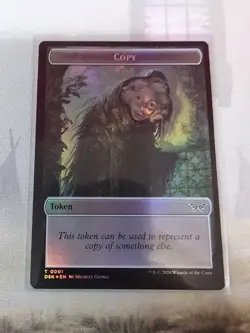 MTG - Everywhere / Copy Double-sided Token Foil - Duskmourn: House Of Horror - Image 4