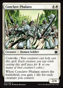 Conclave Phalanx -Foil Medium Play MTG Modern Masters 2015 - Image 1