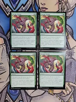 4x Savage Stomp - NM/M LCC MTG Magic - Image 1
