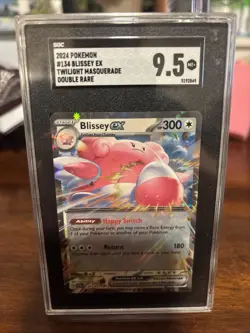 Pokemon Blissey ex 134/167 Twilight Masquerade - TWM EN English Mint+ 9.5 (2024) - Image 1