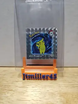 1999 Artbox Pokemon Action Flipz Pikachu Sr01 Series 1 Silver Prism NM - Image 1