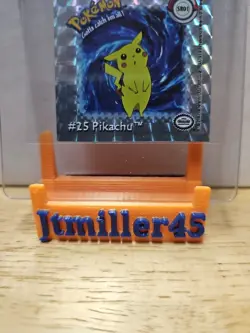1999 Artbox Pokemon Action Flipz Pikachu Sr01 Series 1 Silver Prism NM - Image 3