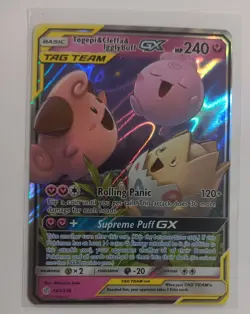 Pokemon Togepi&Cleffa&Igglybuff GX Tag Team 143/236 Sun&Moon Cosmic Eclipse - Image 3
