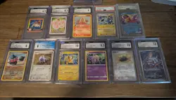 Pokemon Slab Lot Graded PSA CGC AGS - Image 1