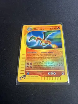 CHARIZARD REVERSE HOLO FOIL 40/165 EXPEDITION E-READER POKEMON ENGLISh LP - Image 3