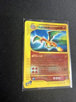 CHARIZARD REVERSE HOLO FOIL 40/165 EXPEDITION E-READER POKEMON ENGLISh LP - Image 5