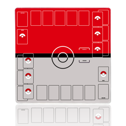 Pokemon TCG Playmat 2-Player Pokeball Design Non-Slip Board Game Mat Mouse Pad - Image 1