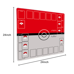 Pokemon TCG Playmat 2-Player Pokeball Design Non-Slip Board Game Mat Mouse Pad - Image 5