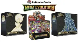PRESALE: Pokemon Center Mega Evolution ETBs & Enhanced Booster Box - Image 1