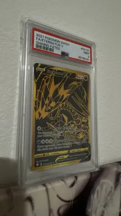2021 Pokemon SWSH Shining Fates Eternatus V Full Art SV121/SV122 PSA 9 MINT - Image 1