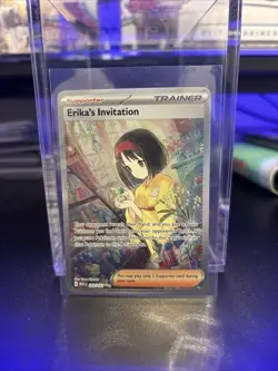 Pokemon TCG Erika's Invitation 196/165 SV Scarlet and Violet 151 - SIR - NM - Image 1