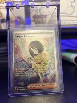Pokemon TCG Erika's Invitation 196/165 SV Scarlet and Violet 151 - SIR - NM - Image 3