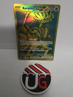 Pokemon Koraidon EX Hyper Rare # 245/091 Paldean Fates - Image 1
