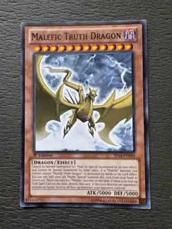 Yugioh! LP Malefic Truth Dragon - SP14-EN044 - Starfoil Rare - 1st Edition Light - Image 2