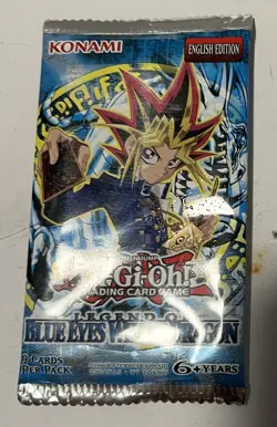 Konami YuGiOh Legend of Blue Eyes White Dragon Booster Pack 728192490040 - Image 2