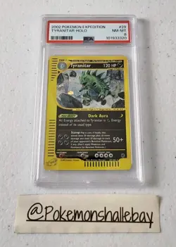 Tyranitar 29/165 - Expedition Set *PSA 8 - NM-MT* Holo Rare Pokemon Card - Image 1