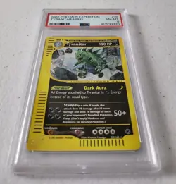 Tyranitar 29/165 - Expedition Set *PSA 8 - NM-MT* Holo Rare Pokemon Card - Image 2
