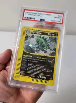 Tyranitar 29/165 - Expedition Set *PSA 8 - NM-MT* Holo Rare Pokemon Card - Image 4