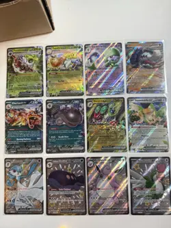 Pokemon TCG - Paldean Fates - MEGA EX BUNDLE - 12 CARDS! - Image 1