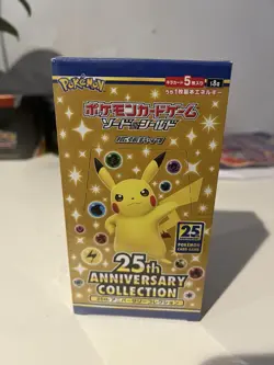 Pokemon Card Expansion Pack 25th Anniversary Collection Box s8a Sealed - Image 1