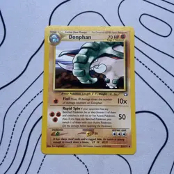 Pokemon Card Donphan 21/111 Neo Genesis WOTC Non Holo Rare L - Image 1
