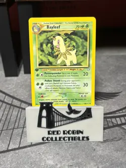 Pokemon Cards: Neo Genesis 1st Edition Uncommon: Bayleef 28/111 C - Image 1