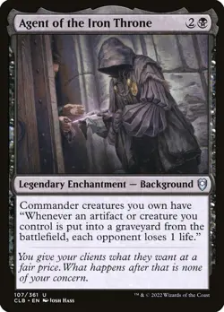 MTG Agent of the Iron Throne NM Commander Legends Baldur's Gate CLB Magic card - Image 1