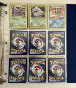 Pokemon Digimon Vintage 3 Foil/225 Card Lot Base Jungle Fossil Wizards 1999 - Image 2