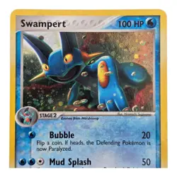 Swampert 5/17 Holo - 2004 POP Series 1 - MP-LP - Vintage Pokemon Card - Image 2