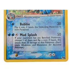 Swampert 5/17 Holo - 2004 POP Series 1 - MP-LP - Vintage Pokemon Card - Image 3