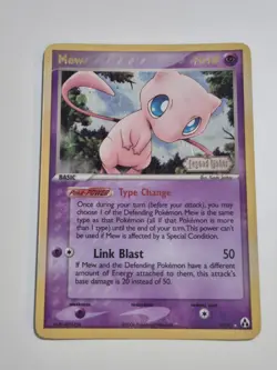 Pokemon Mew TCG Holo Rare Card 10/92 EX Legend Maker 2006 - Image 1