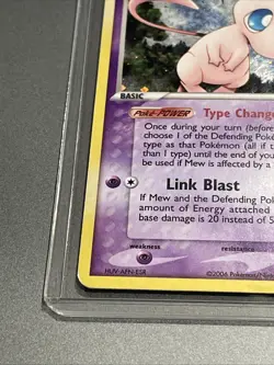 Pokemon Mew TCG Holo Rare Card 10/92 EX Legend Maker 2006 - Image 5