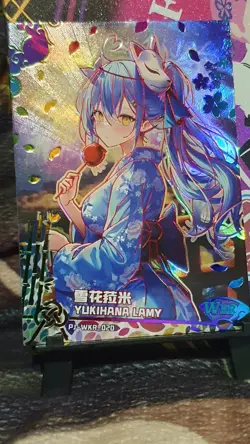 Goddess Story BEAUTIFUL ELEGANT PROJECT WKR YUKIHANA LAMY HOLOLIVE WAIFU CARD - Image 1