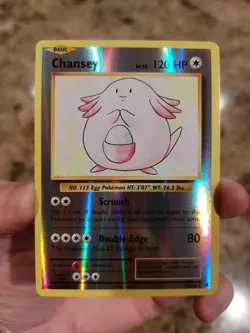 2016 POKEMON XY EVOLUTIONS SET CHANSEY REVERSE HOLO CARD 70/108 NM - Image 1