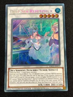 Yugioh Deep Sea Repetiteur HAC1-EN175 Secret (NM) - Image 1