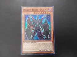 Yugioh - Destiny Hero - Plasma DESO-EN012 Super Rare 1st Edition - Image 1