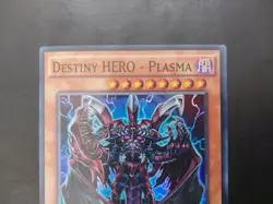 Yugioh - Destiny Hero - Plasma DESO-EN012 Super Rare 1st Edition - Image 2